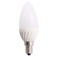 Лампа светодиодная HLB 07-36-W-02 7Вт свеча 3000К тепл. бел. E14 500лм 165-265В NLCO 500204
