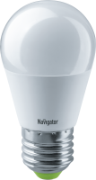 Лампа светодиодная 61 336 NLL-G45-8.5-230-2.7K-E27 8.5Вт шар матовая 2700К тепл. бел. E27 640лм 176-264В NAVIGATOR 61336