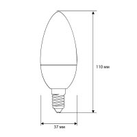 Лампа светодиодная LED10-C35/830/E14 10Вт 220В Camelion 13559