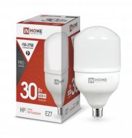 Лампа светодиодная высокомощная LED-HP-PRO 30Вт цилиндр 4000К нейтр. бел. E27 2850лм 230В IN HOME 4690612031071