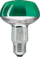 Лампа накаливания Refl NR80 60W E27 230V Green (зелен.) Philips 871150006653415