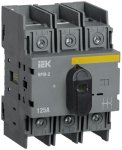 Выключатель-разъединитель модульный 3п 125А ВРМ-2 IEK MVR20-3-125